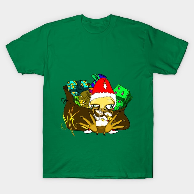 Grumpy Chicken Cristmast Eve T-Shirt by Grumpy Chicken